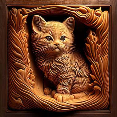 3D model kitty (STL)